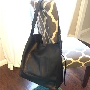 All Saint Black North South Tote
